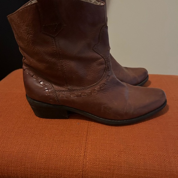 GUC Brown leather cowboy boots - Picture 4 of 5
